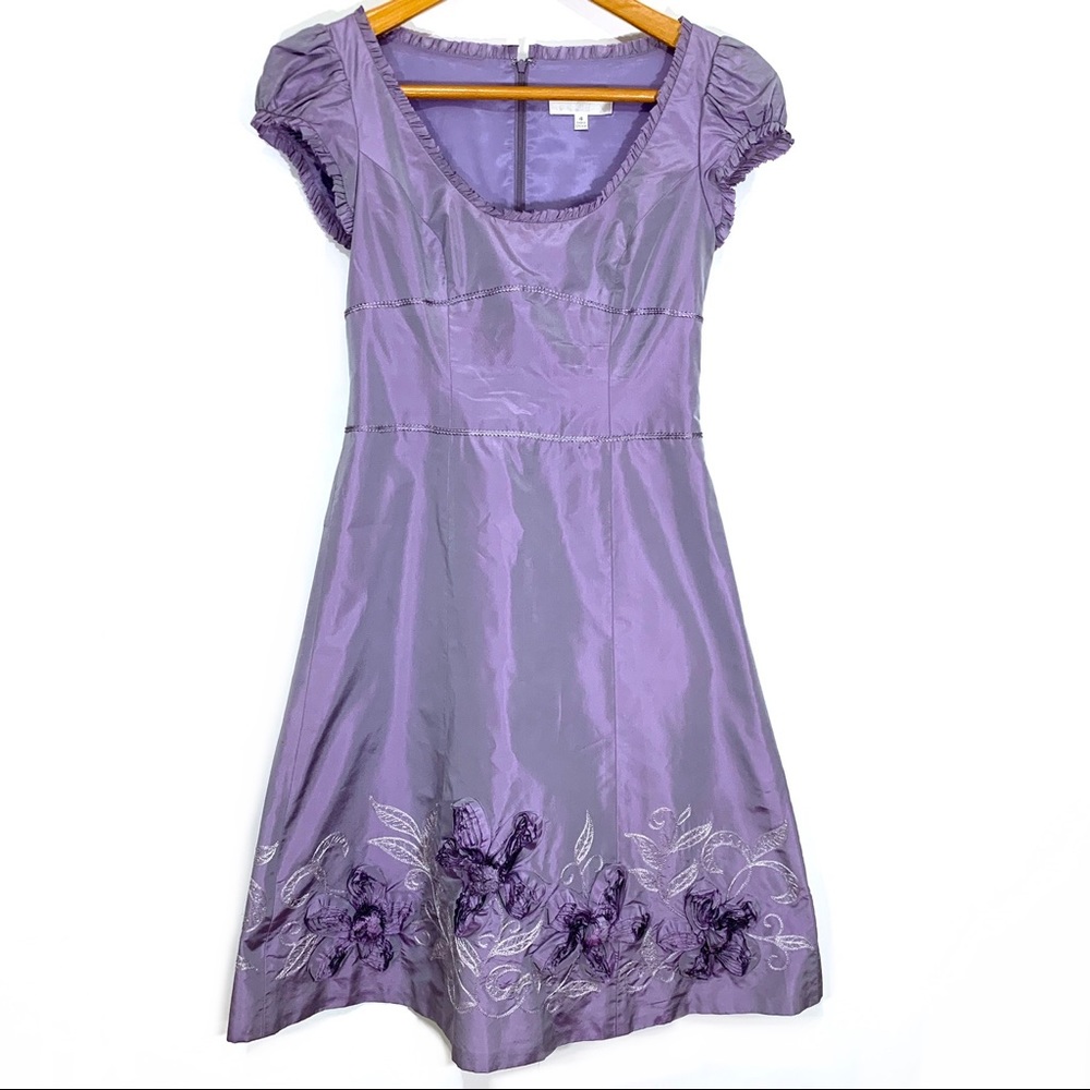 Badgley Mischka Purple Dress